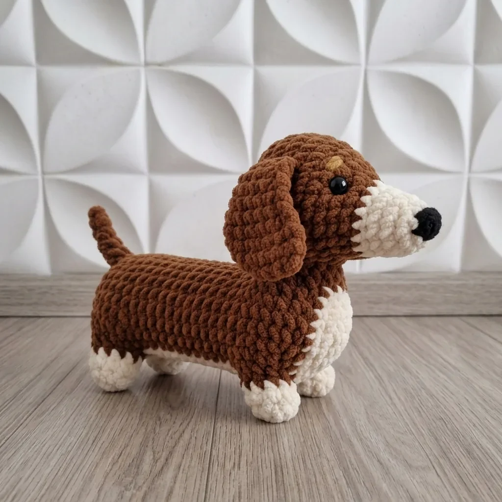 Oscar Dachshund — front angle
