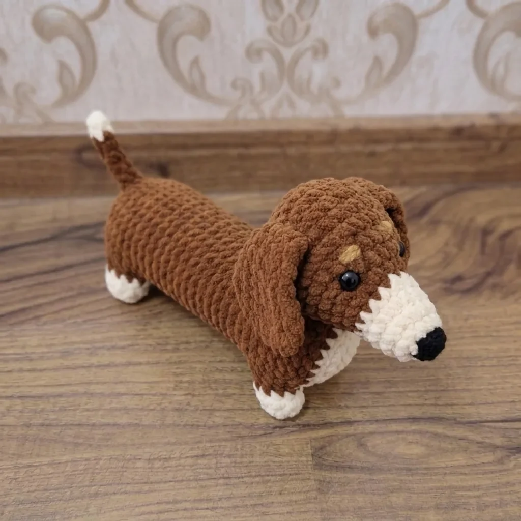 Oscar Dachshund — rear angle